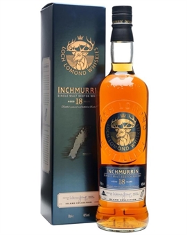 Inchmurrin 18 Year Loch Lomond Single Highland Malt Scotch Whisky 46 procent alkohol 